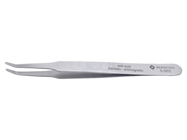 Pincet; 125mm; Bladen: gebogen,smal; universeel Pincet; 125mm; Bladen: gebogen,smal; universeel
